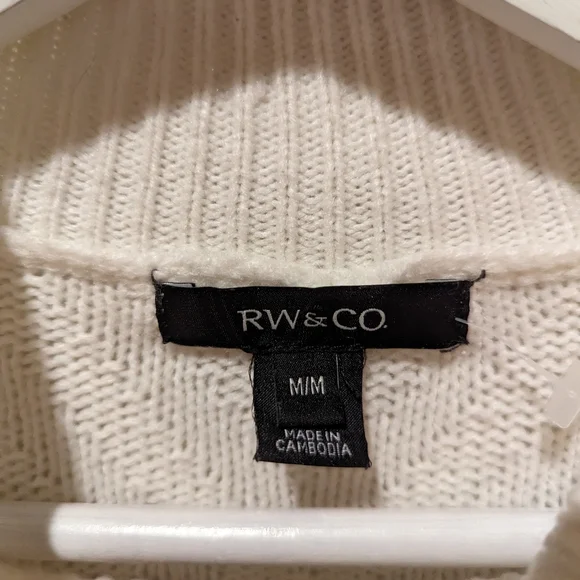 White Ruffled Sweater - Picture 3 of 5